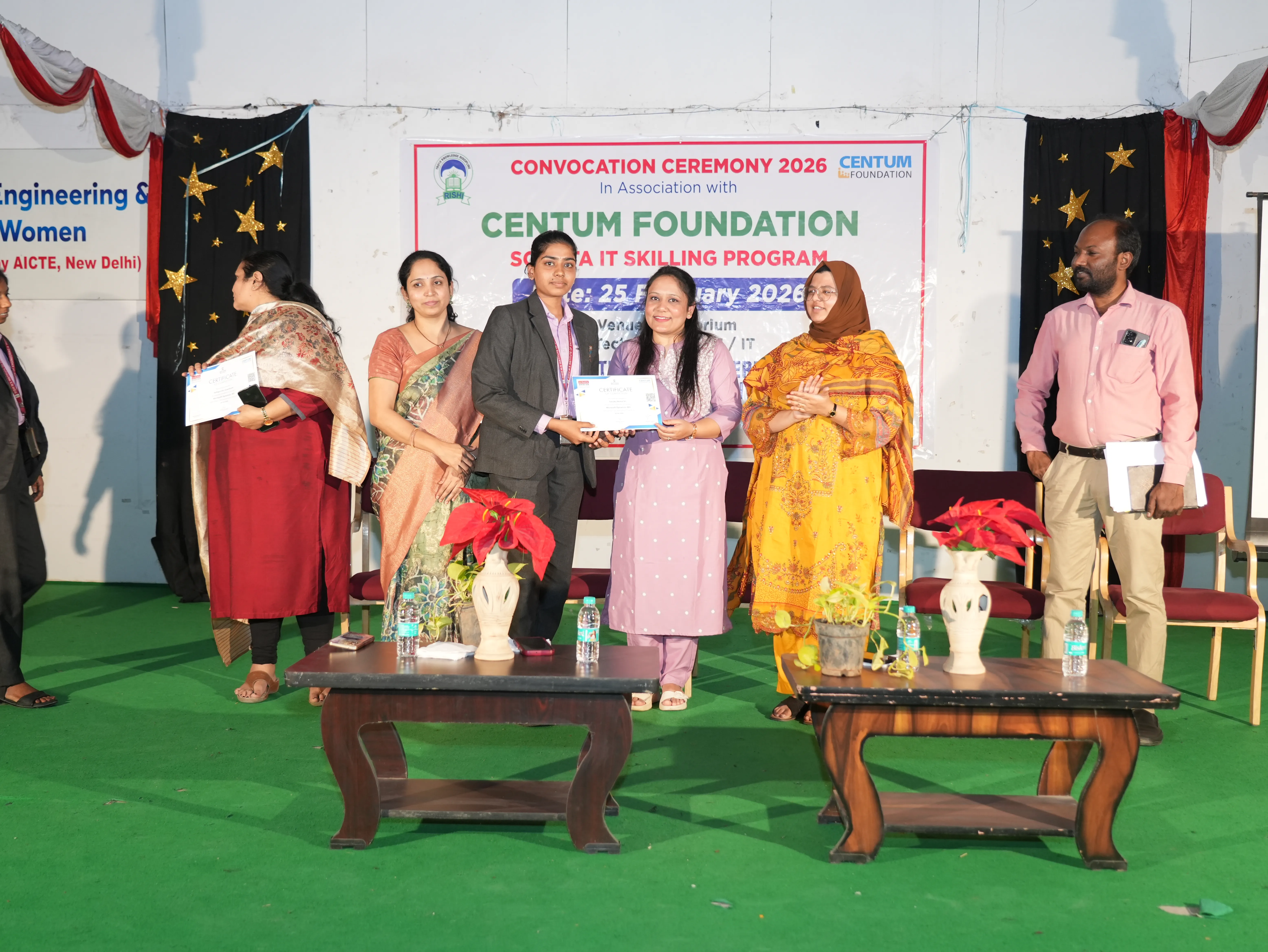 Convocation Ceremony of Sonata CSR through Centrum foundation for 4 th year students - RITW